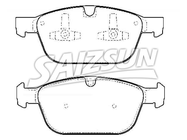 Bremsbelagsatz, Scheibenbremse Brake Pad Set:30793943