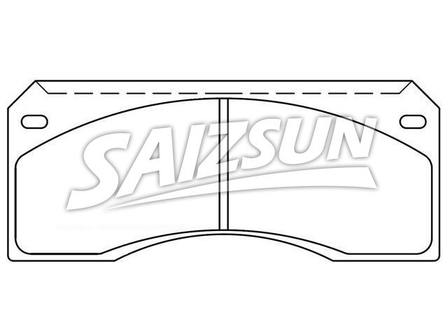 Bremsbelagsatz, Scheibenbremse Brake Pad Set:D1244-8361