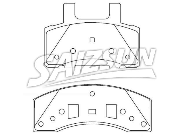 Bremsbelagsatz, Scheibenbremse Brake Pad Set:05003163AB