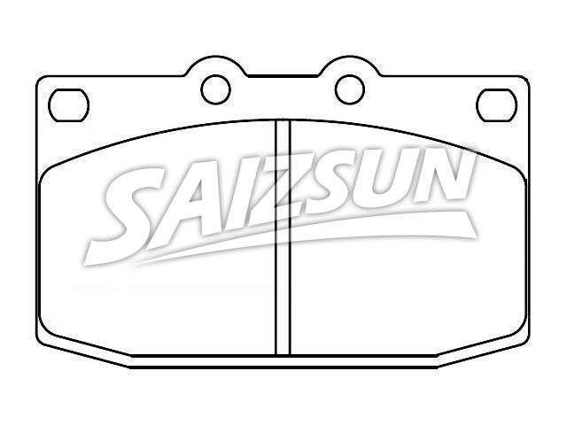 Bremsbelagsatz, Scheibenbremse Brake Pad Set:D463-7343