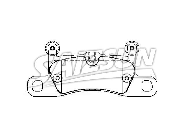 Bremsbelagsatz, Scheibenbremse Brake Pad Set:958.352.939.00