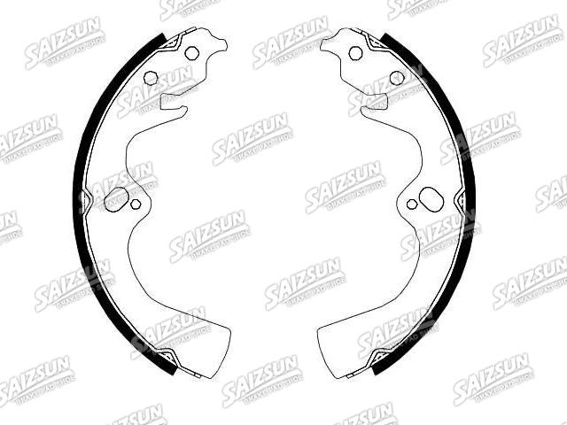 Bremsbackensatz Brake Shoe Set:0K045-26-38Z