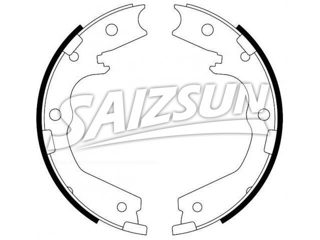 Bremsbackensatz Brake Shoe Set:8-97034-737-1