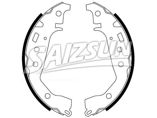 Bremsbackensatz Brake Shoe Set:04495-52100