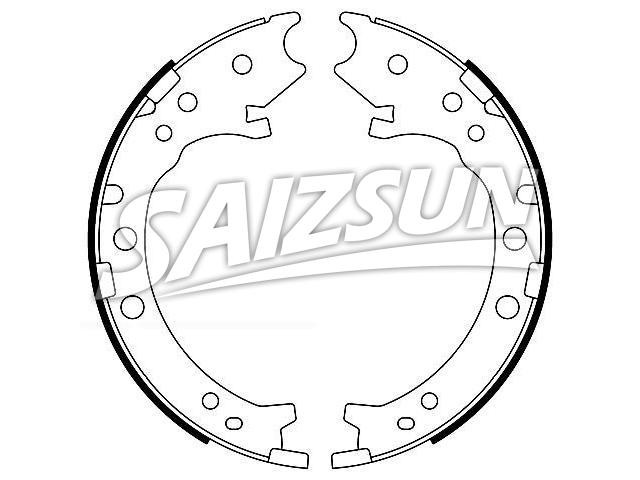 Bremsbackensatz Brake Shoe Set:43154-STK-A01