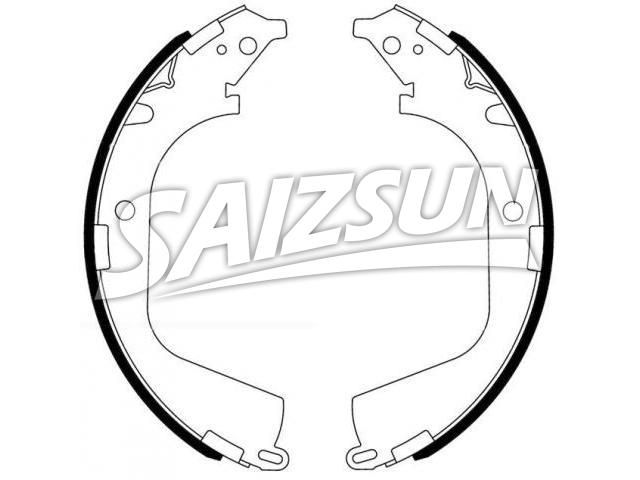 Bremsbackensatz Brake Shoe Set:19207735