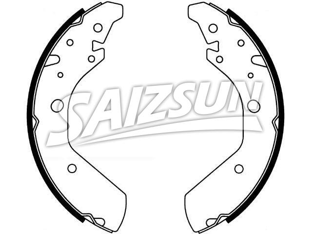 Bremsbackensatz Brake Shoe Set:43154-S0X-013