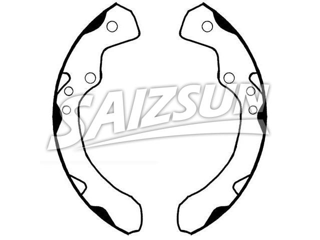 Bremsbackensatz Brake Shoe Set:8080-397