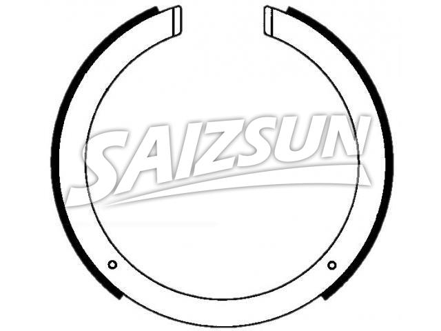 Bremsbackensatz Brake Shoe Set:LFY4-44-39Z
