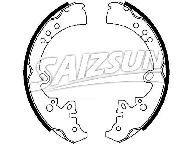 Bremsbackensatz Brake Shoe Set:04495-0K050