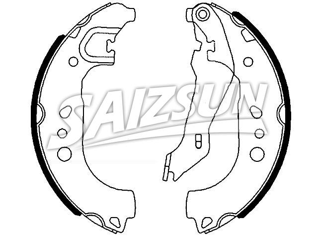 Bremsbackensatz Brake Shoe Set:6R0 698 525 B