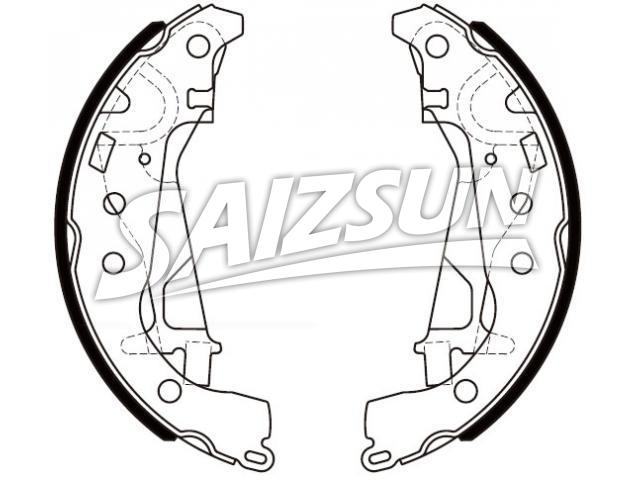 Bremsbackensatz Brake Shoe Set:9101082
