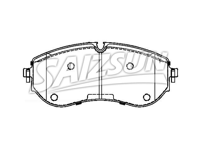 Bremsbelagsatz, Scheibenbremse Brake Pad Set:65.50820-6006
