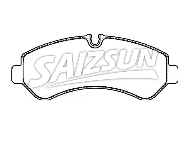 Bremsbelagsatz, Scheibenbremse Brake Pad Set:907 420 87 00