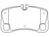 Bremsbelagsatz, Scheibenbremse Brake Pad Set:997.352.947.01