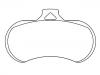 Bremsbelagsatz, Scheibenbremse Brake Pad Set:D10-732