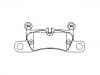 Bremsbelagsatz, Scheibenbremse Brake Pad Set:958.352.939.00