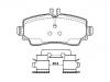 Bremsbelagsatz, Scheibenbremse Brake Pad Set:168 420 14 20