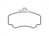 Bremsbelagsatz, Scheibenbremse Brake Pad Set:996.351.949.10