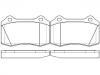 Bremsbelagsatz, Scheibenbremse Brake Pad Set:1 329 156