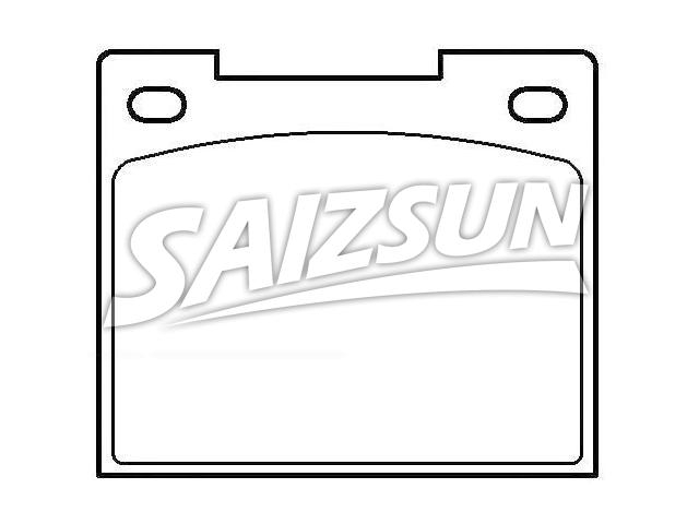 Bremsbelagsatz, Scheibenbremse Brake Pad Set:2725 315