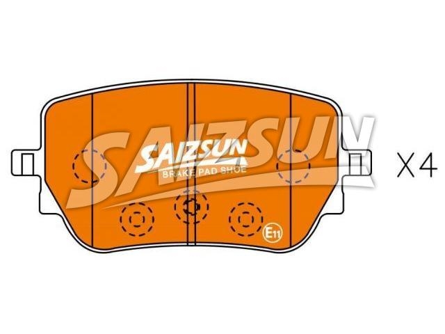 Bremsbelagsatz, Scheibenbremse Brake Pad Set:000 420 76 00