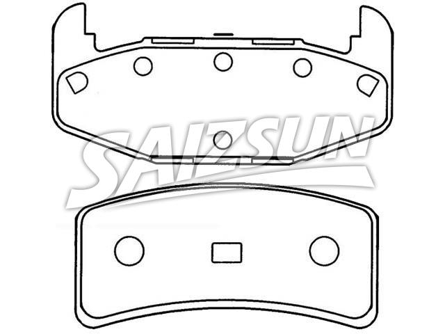 Bremsbelagsatz, Scheibenbremse Brake Pad Set:12321443