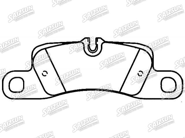 тормозная кладка Brake Pad Set:958 352 939 70