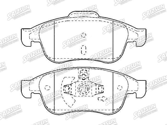 Bremsbelagsatz, Scheibenbremse Brake Pad Set:44 06 039 05R