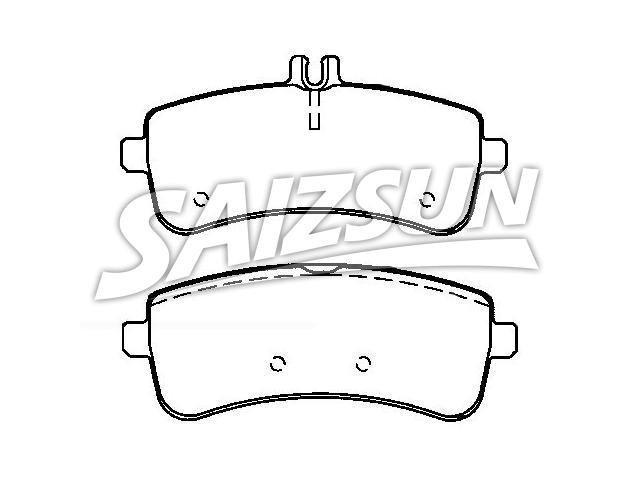 Bremsbelagsatz, Scheibenbremse Brake Pad Set:006 420 70 20