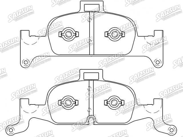 Bremsbelagsatz, Scheibenbremse Brake Pad Set:8W0 698 151 M