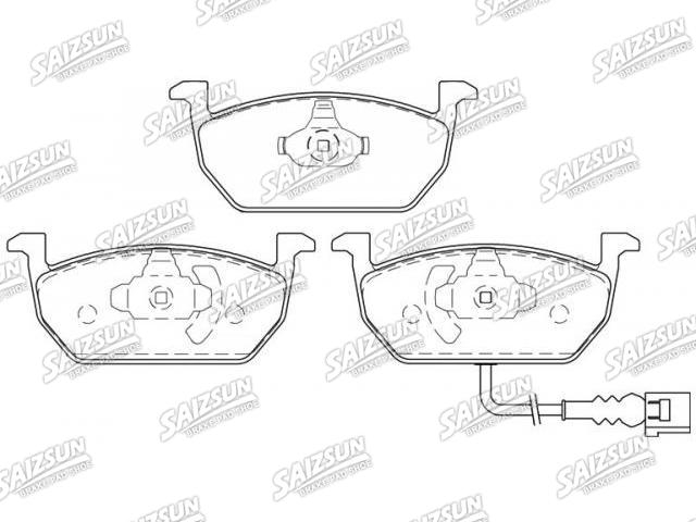 Bremsbelagsatz, Scheibenbremse Brake Pad Set:5Q0 698 151 C