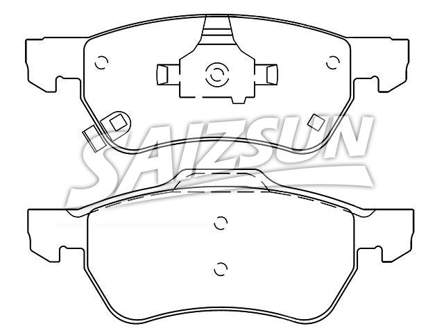 Bremsbelagsatz, Scheibenbremse Brake Pad Set:10088104