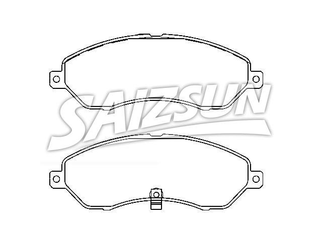Bremsbelagsatz, Scheibenbremse Brake Pad Set:2870-4210-0120
