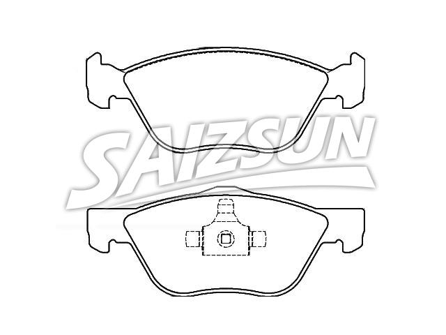 Bremsbelagsatz, Scheibenbremse Brake Pad Set:7 087 744