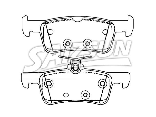 Bremsbelagsatz, Scheibenbremse Brake Pad Set:2123543