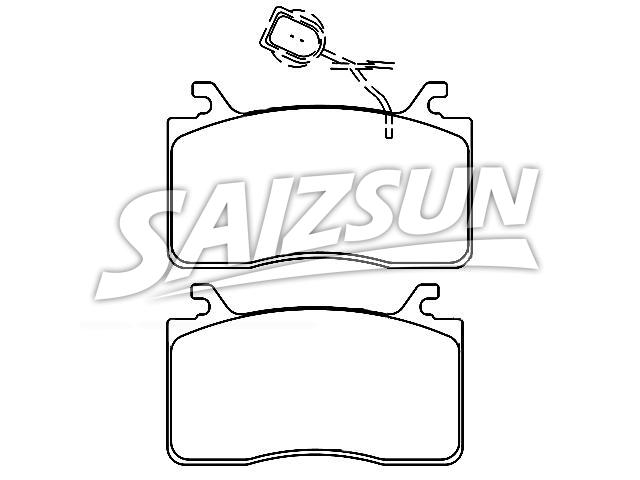 Bremsbelagsatz, Scheibenbremse Brake Pad Set:77367733
