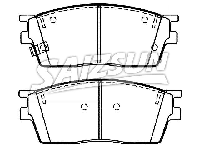 Bremsbelagsatz, Scheibenbremse Brake Pad Set:8835006AAF0000