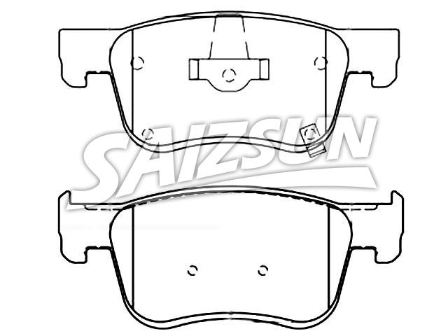 Bremsbelagsatz, Scheibenbremse Brake Pad Set:3501110XKU00A