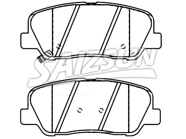 Bremsbelagsatz, Scheibenbremse Brake Pad Set:1014026444