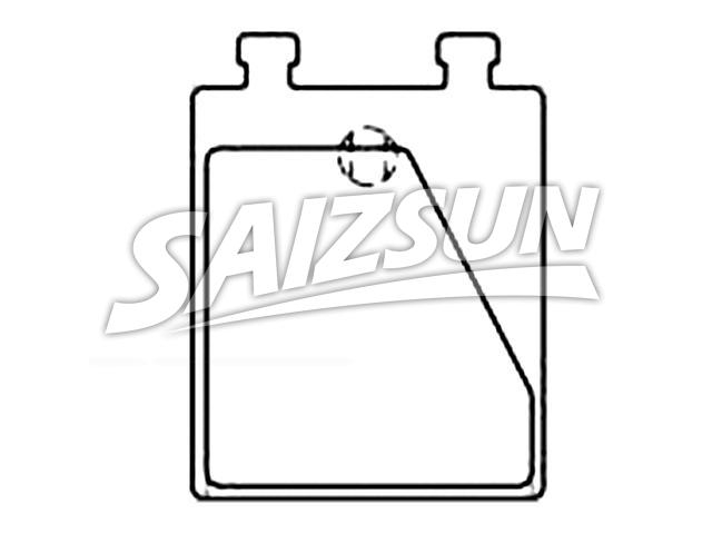 Bremsbelagsatz, Scheibenbremse Brake Pad Set:3Z0 609 405 A