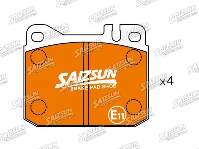 Bremsbelagsatz, Scheibenbremse Brake Pad Set:281 698 151
