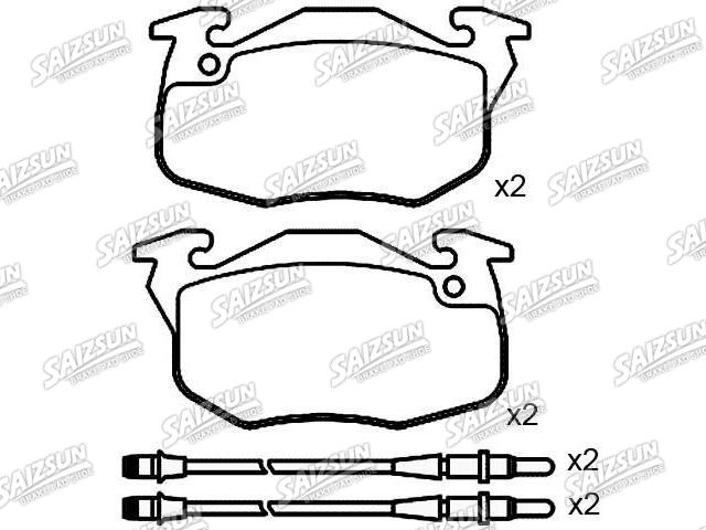 Brake Pad Set:95 659 616