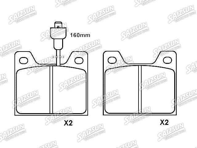 Brake Pad Set:4245.34