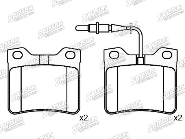 Brake Pad Set:002 420 48 20