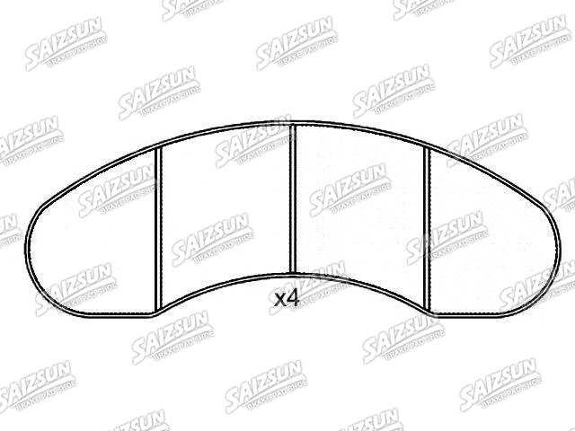 Brake Pad Set:190688