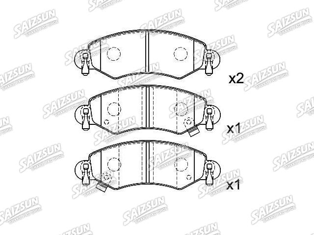 Brake Pad Set:9 194 893
