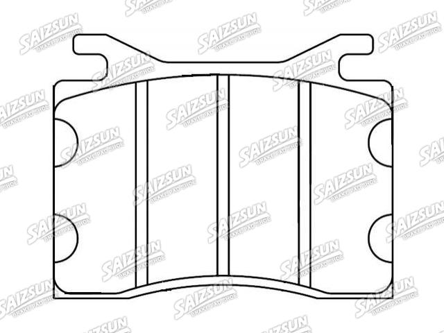 Brake Pad Set:D82-7075