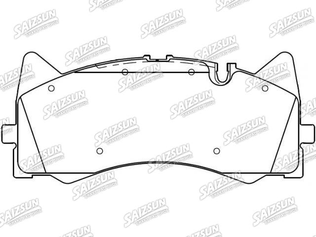 Brake Pad Set:000 420 47 00