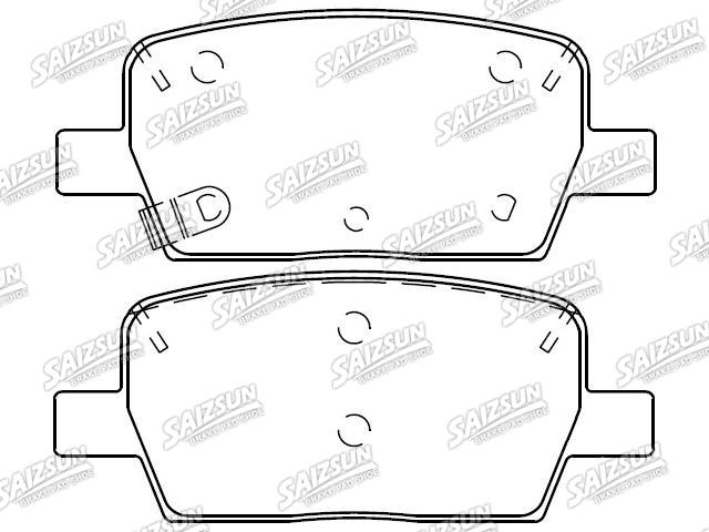 Brake Pad Set:23341199